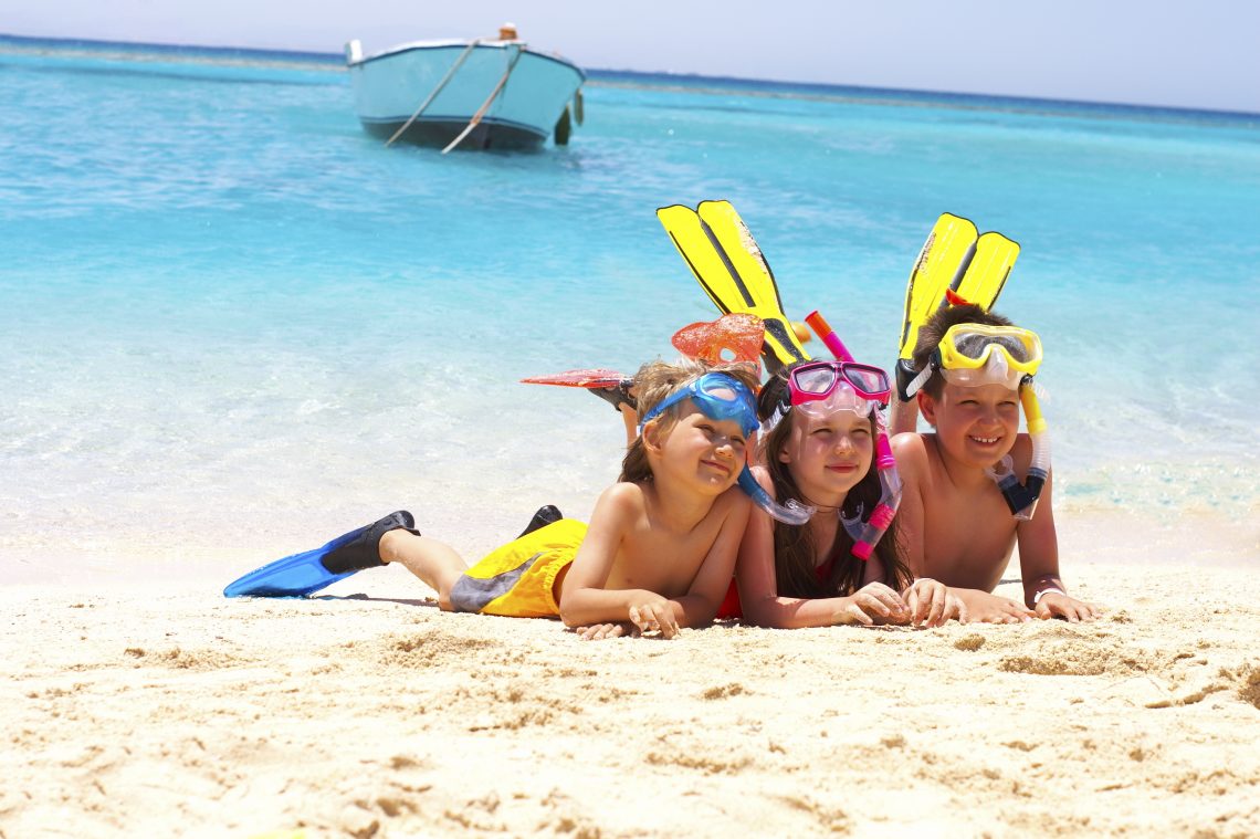 spiaggia con i bambini